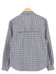 Vorschaubild 2 von TCM Herren Business Hemd Blau Kariert Gr. 42 / XXS Langarm Polyester