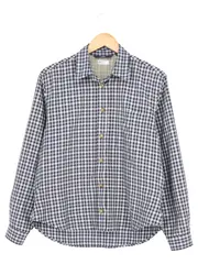 Vorschaubild 1 von TCM Herren Business Hemd Blau Kariert Gr. 42 / XXS Langarm Polyester