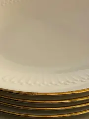 Vorschaubild 2 von Platzteller Porzellan Weiß Strukturmuster Luxuriös Festlich 4tlg