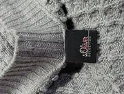 Vorschaubild 3 von Damen Strickjacke Gr. 38/M Grau Klassisch Elegant Kurzarm