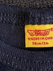 Vorschaubild 4 von Kinder Langarmshirt Blau Gr. 56 mit Bären-Applikation Casual