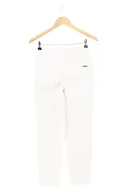 Vorschaubild 2 von Damen Stoffhose M Weiß Baumwolle Elegant Klassisch Casual