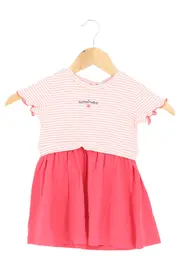Vorschaubild 1 von Kinder Freizeitkleid Gr. 92 Rosa Gestreift Baby Mädchen