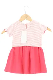 Vorschaubild 2 von Kinder Freizeitkleid Gr. 92 Rosa Gestreift Baby Mädchen