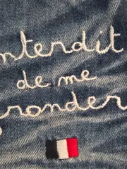 Vorschaubild 4 von Interdit de me gronder Jeansrock Kinder Gr. 92 Blau Stickerei