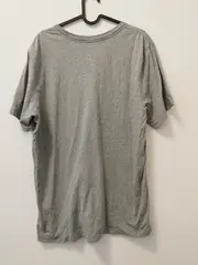Vorschaubild 3 von Herren T-Shirt Grau Sportlich Gr. 50;L Logo-Print Baumwolle