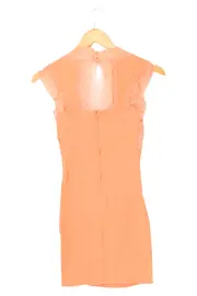 Vorschaubild 2 von Cocktailkleid Damen 38/M Orange Elegant Glamourös Spitze