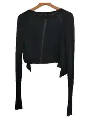 Vorschaubild 3 von Collection Bolero Strickjacke Damen Gr. S Schwarz Elegant