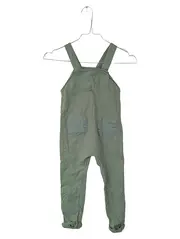 Vorschaubild 1 von Latzhose Kinder Gr. 98 Grün Baumwolle Jumpsuit Overall