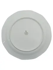 Vorschaubild 2 von Kuchenteller 24 cm Porzellan Weiß Florales Muster Klassisch