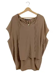 Vorschaubild 1 von Damen Bluse Shirt Braun Gr. 44 XXL Oversized