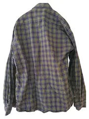 Vorschaubild 3 von Herren Freizeithemd Kariert Grün Größe 42/XS Baumwolle Casual