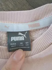 Vorschaubild 2 von Mädchen Sweatshirt Pullover Rosa Gr. 128 Langarm Logo Sport