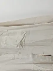 Vorschaubild 6 von Damen Bluse Langarm Stehkragen Beige Gr. 38 M Minimalistisch