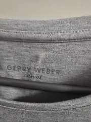 Vorschaubild 5 von Damen Pullover Langarm Layering Look Grau Gr. L 42