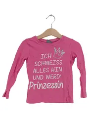 Vorschaubild 1 von Langarmshirt Mädchen Gr. 98 Pink Prinzessin Glitzer
