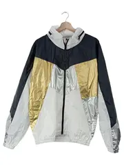 Vorschaubild 1 von CHAOS IN FORM Damen Trainingsjacke Windbreaker Gr. L Gold Silber Schwarz