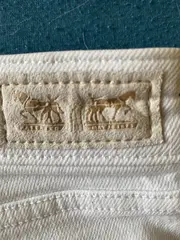 Vorschaubild 4 von Damen Jeans Slim Fit Weiß Gr. 6 (W28/36) Casual Stretch