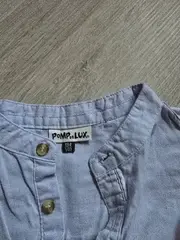 Vorschaubild 4 von Kinder Freizeithemd Gr. 134/140 Blau Casual Langarm Hemd