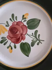 Vorschaubild 2 von Wandteller Bauernblume Porzellan Blumenmuster Mehrfarbig 23cm