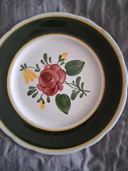 Vorschaubild 4 von Wandteller Bauernblume Porzellan Blumenmuster Mehrfarbig 23cm