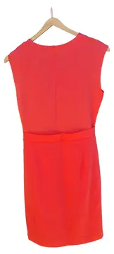 Vorschaubild 2 von Damen Etuikleid Gr. 38 M Rot Elegant Business