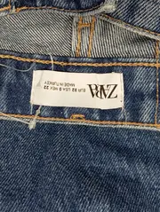 Vorschaubild 3 von Damen Jeans Straight Leg W24/32/XXS Blau High Waist Ripped Casual