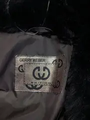 Vorschaubild 3 von Damen Steppjacke Gr. 38/M Grau Elegant Klassisch Fellbesatz