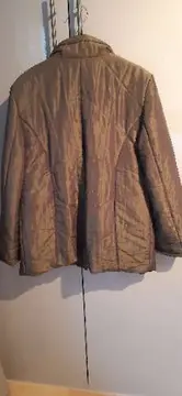 Vorschaubild 2 von Steppjacke Damen Braun Gr. 34/XS Casual Uni Polyester