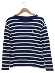 Vorschaubild 1 von Damen Langarmshirt gestreift Maritim Gr. 36/S