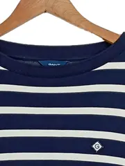 Vorschaubild 2 von Damen Langarmshirt gestreift Maritim Gr. 36/S