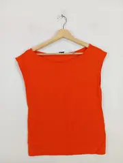 Vorschaubild 2 von Damen T-Shirt Gr. 36/S Orange Casual