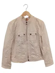 Vorschaubild 1 von Damen Leichte Jacke Gr. 34/XS Beige Elegant Klassisch