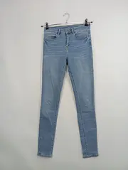 Vorschaubild 2 von Jeans Damen Slim Fit Gr. 32 Blau Casual Stretch Denim Hose