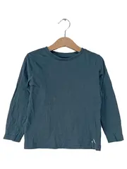 Vorschaubild 1 von Langarmshirt Kinder Gr. 110 Petrol Basic Baumwolle