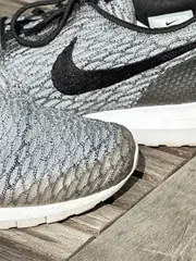 Vorschaubild 6 von Roshe Run Flyknit Herren Laufschuhe Grau Gr. 44.5 Sportschuhe