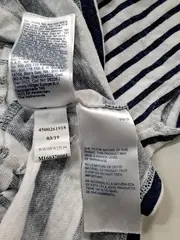 Vorschaubild 2 von Damen T-Shirt Gr. XS Gestreift Maritim Blau Weiß Leinen