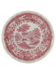 Vorschaubild 1 von Burgenland Dessertteller Kuchenteller Rot Porzellan 19 cm
