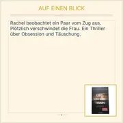 Vorschaubild 2 von Girl on the Train Paula Hawkins Thriller Roman Bestseller