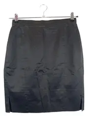 Vorschaubild 1 von Damen Bleistiftrock Gr. 38 M Schwarz Business Baumwolle 54cm