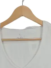 Vorschaubild 2 von TCM Damen Top Tanktop V-Ausschnitt Gr. 46 Weiß Basic