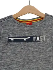 Vorschaubild 2 von Langarmshirt Jungen Gr. 116 Grau Skateboard Fast Casual