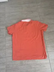 Vorschaubild 4 von Herren Poloshirt Orange Gr. M Casual Kurzarm