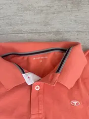 Vorschaubild 2 von Herren Poloshirt Orange Gr. M Casual Kurzarm