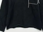 Vorschaubild 3 von Herren Pullover Modern Schwarz Gr. 48/M Baumwolle Langarm