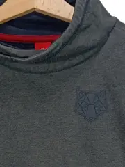 Vorschaubild 2 von Kinder Pullover Grau Gr. 128/134 Casual Langarm