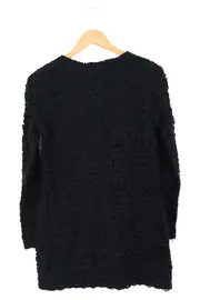 Vorschaubild 2 von Strickjacke Damen 36/S Schwarz Lochmuster Elegant Vintage