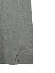 Vorschaubild 2 von Damen Strickkleid Gr. 34/XS Grau V-Ausschnitt Casual