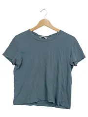Vorschaubild 1 von Damen T-Shirt Basic Kurzarm Rundhals Petrol Gr. XL