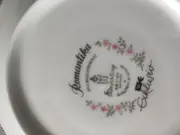 Vorschaubild 3 von Unterteller Romantika Porzellan Weiß Blumenmuster Romantisch 15cm